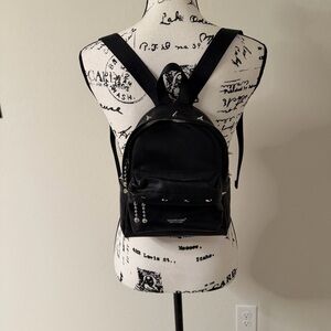 Undercover Black Leather Studded Backpack